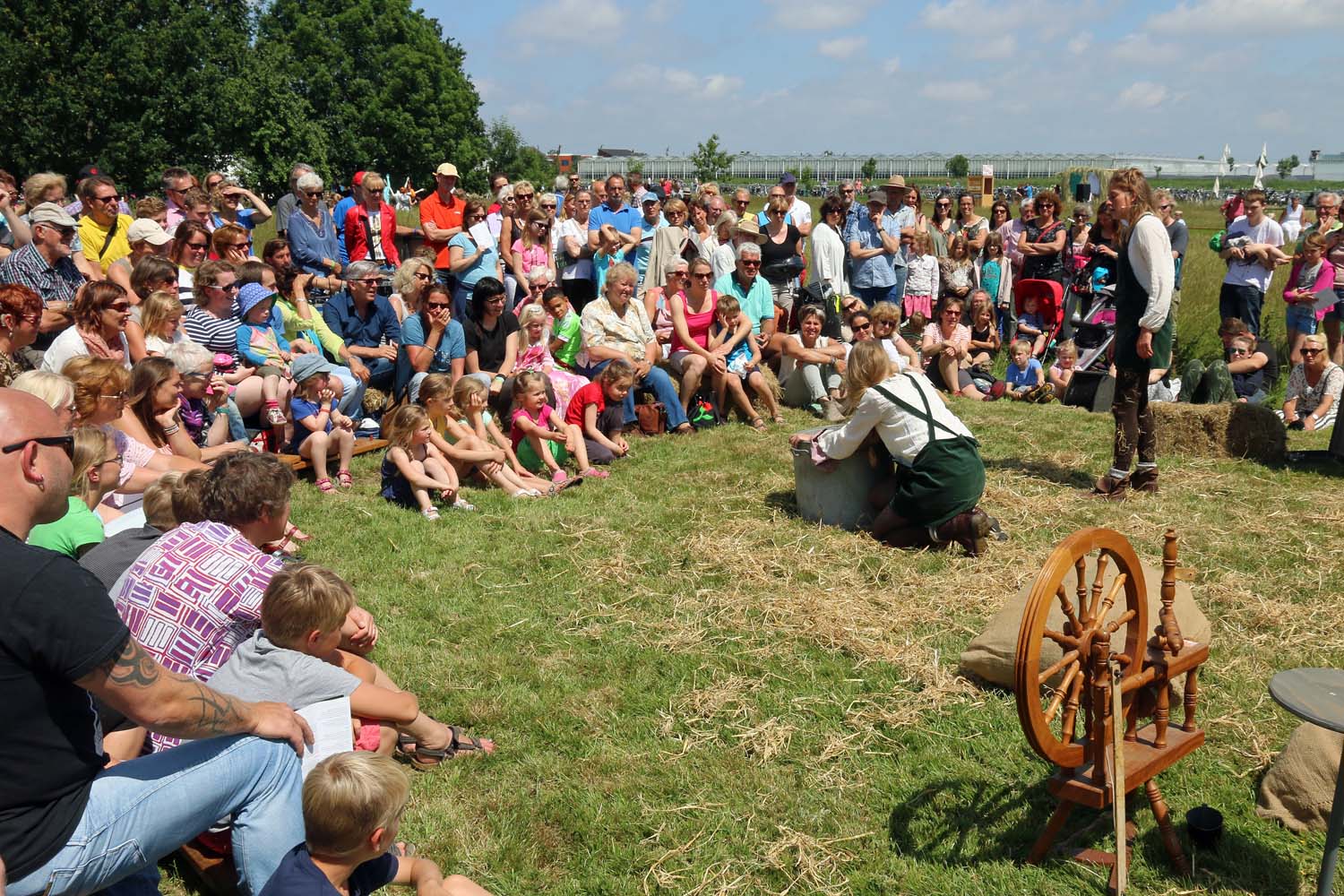 Boerol was één groot fee3t vol cultuur in de polder - 27 juni 2015