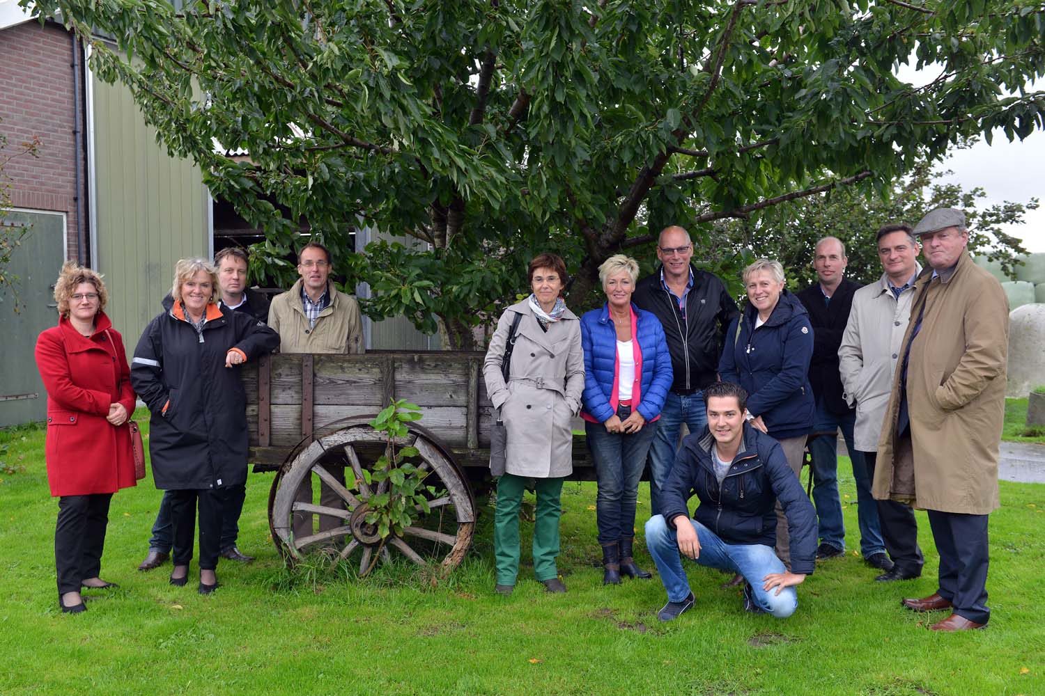 Brussel bezoekt platteland Midden Delfland - 24 september 2015 - foto Hans de Lijser